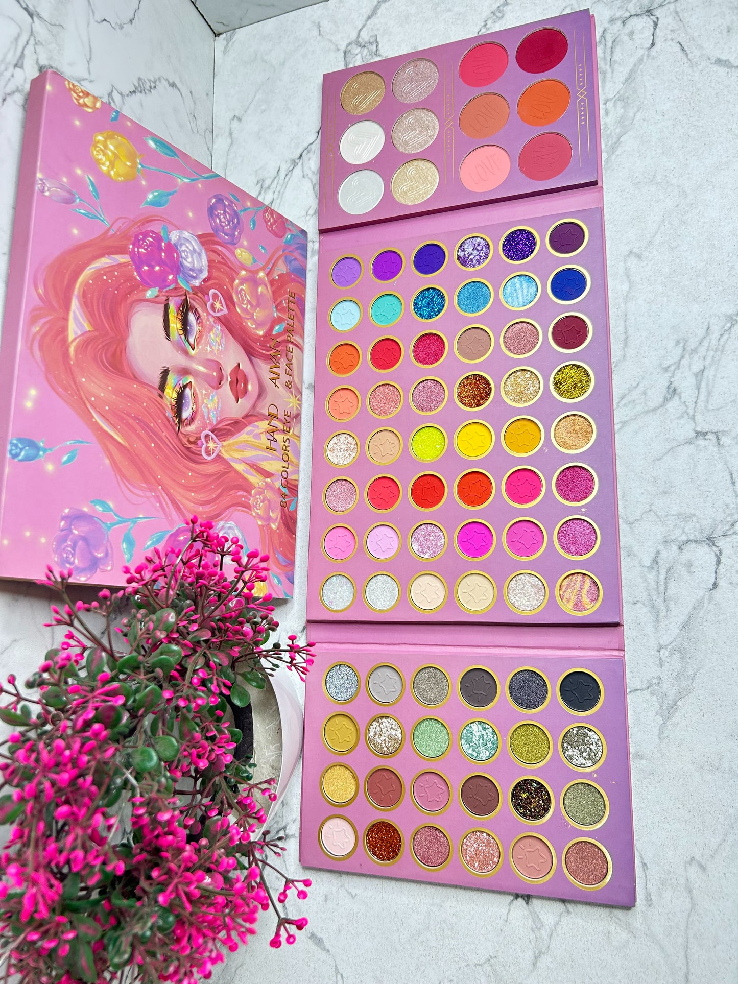HANDAIYAN 84 COLORS EYE AND FACE PALETTE