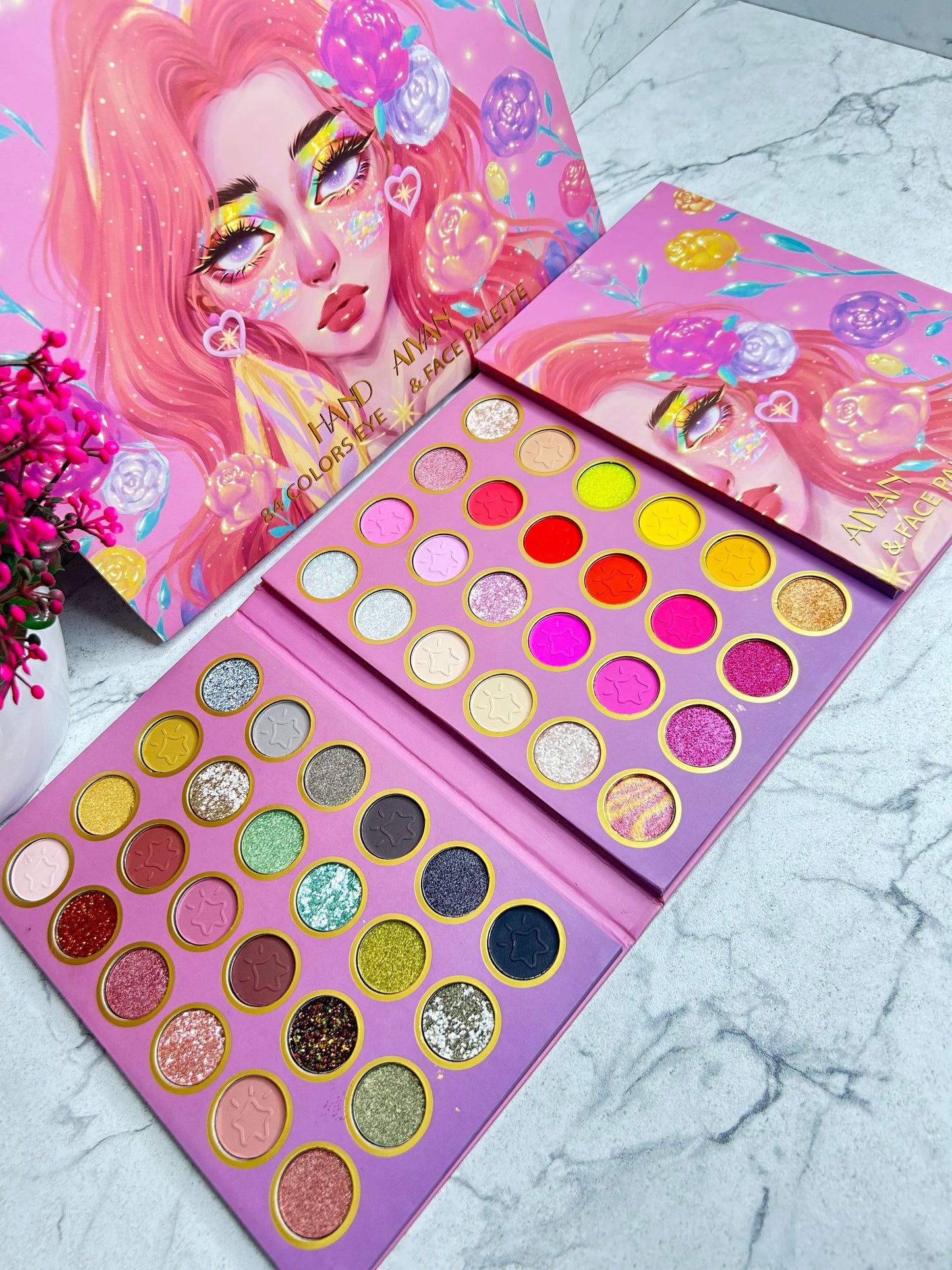 HANDAIYAN 84 COLORS EYE AND FACE PALETTE