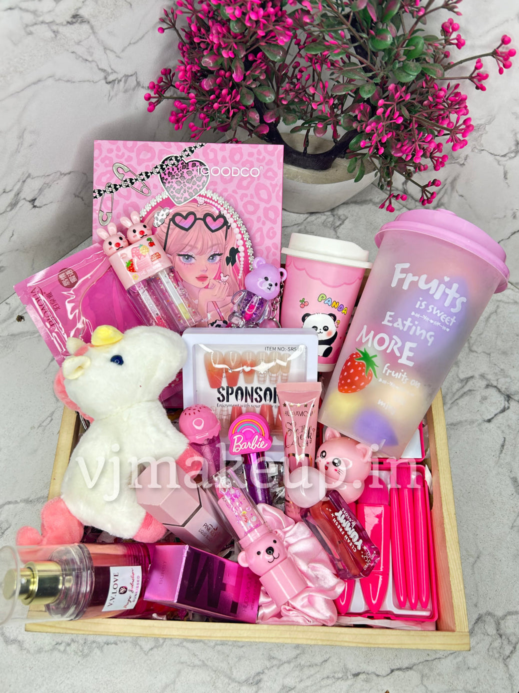 Pink Best Friend Birthday Gifts For Her Ideas MAKEUP GIFT HAMPER