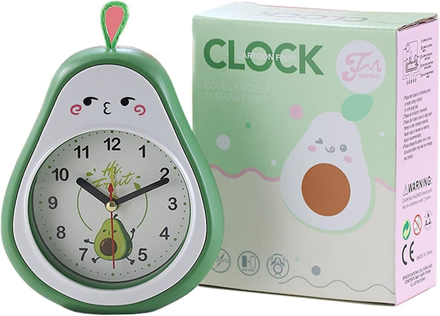 CUTE AVOCADO ALARM CLOCK