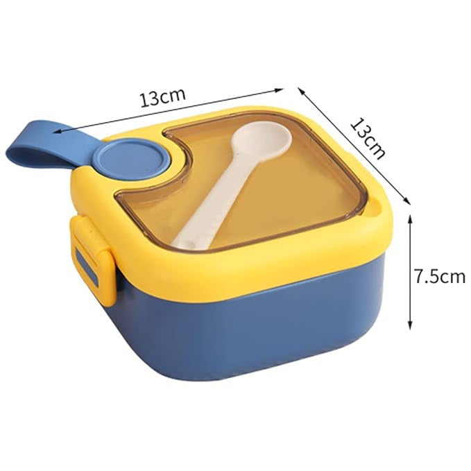 QUIRKY LUNCH BOX WITH STEEL BOWL | SINGLE BOWL LUNCHBOX