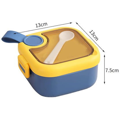 QUIRKY LUNCH BOX WITH STEEL BOWL | SINGLE BOWL LUNCHBOX