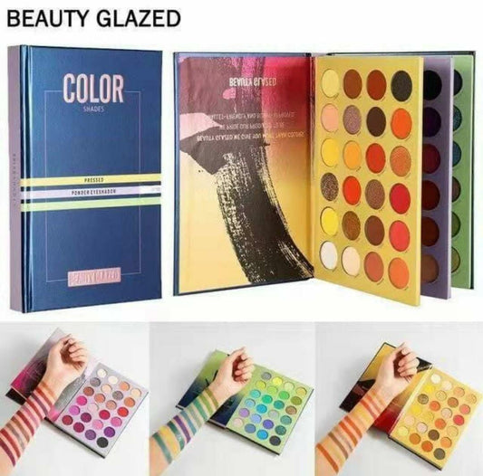 BEAUTY GLAZED COLOR BOOK 72 COLORS EYESHADOW PROFESSIONAL MAKEUP PALLETE