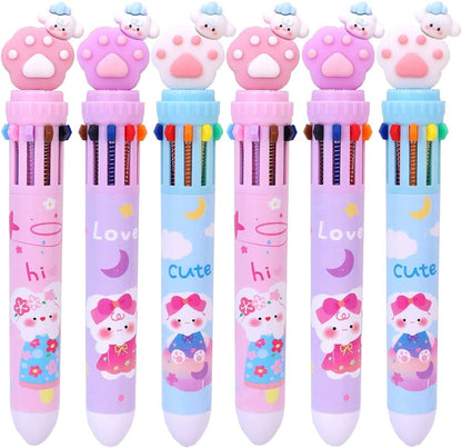 BEAR PAW SHAPED MULTI-COLOUR PEN