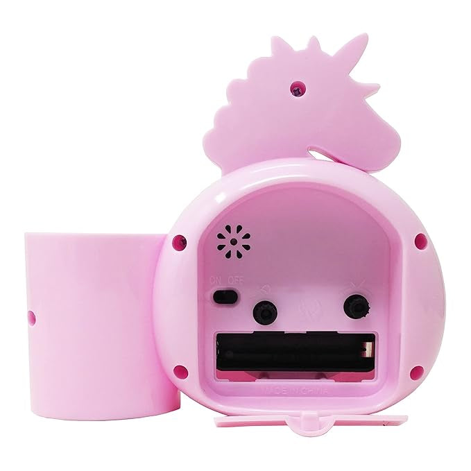 CUTE UNICORN ALARM CLOCK WITH PEN STAND