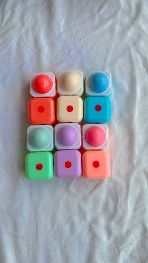 "Dice Lipbalm With Cute Kawaii Dice Packaging- Moisturizing Lip Care"
