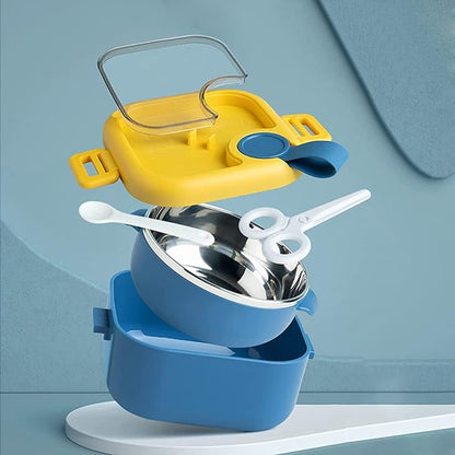 QUIRKY LUNCH BOX WITH STEEL BOWL | SINGLE BOWL LUNCHBOX