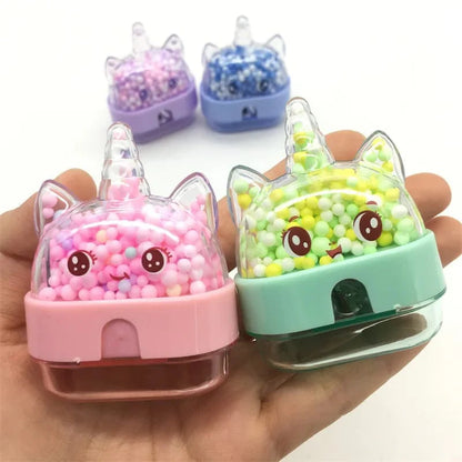 CONFETTI UNICORN PENCIL SHARPENER