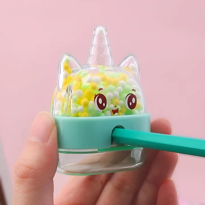 CONFETTI UNICORN PENCIL SHARPENER