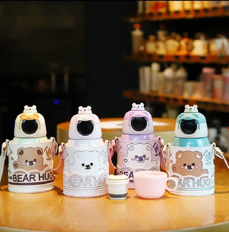 CUTE BEAR TEMPERATURE BOTTLE - 500ML