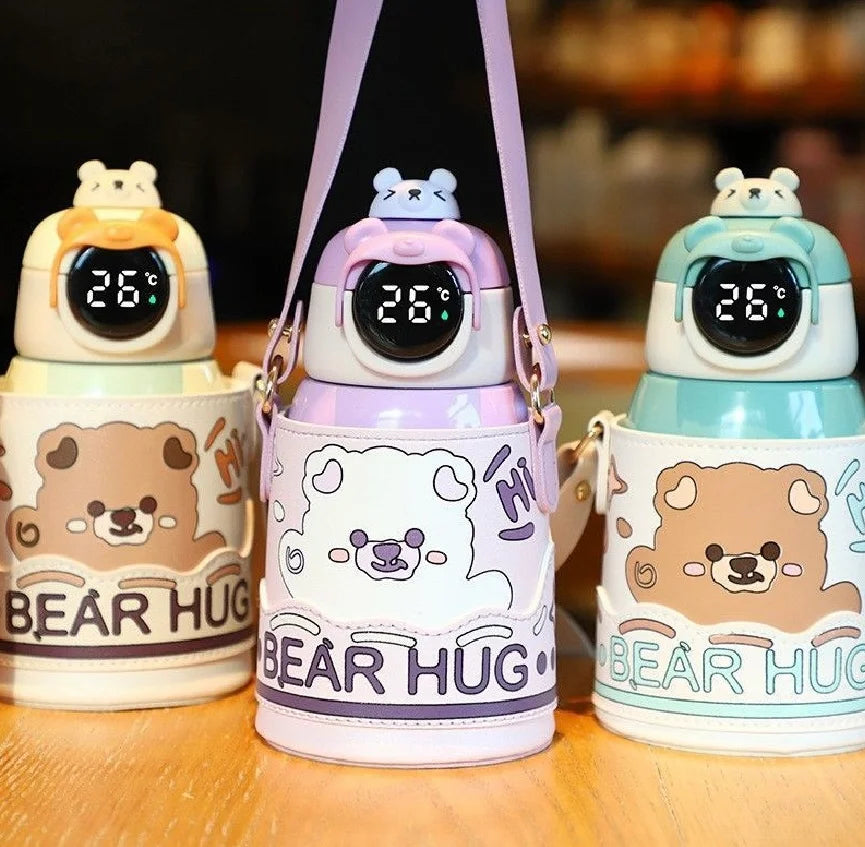 CUTE BEAR TEMPERATURE BOTTLE - 500ML