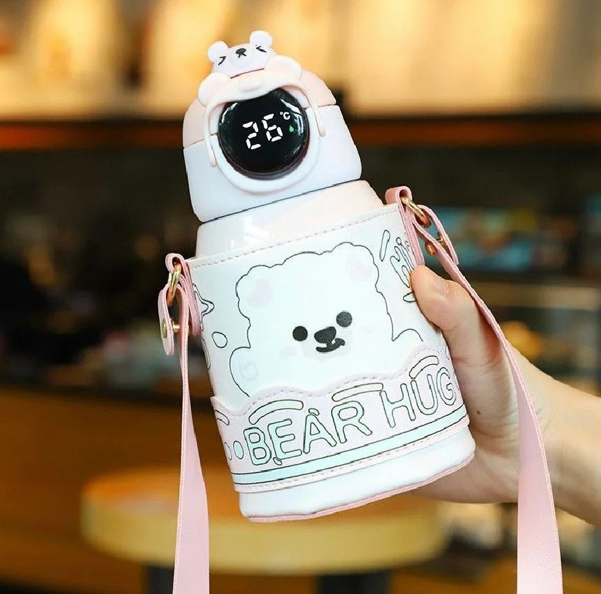 CUTE BEAR TEMPERATURE BOTTLE - 500ML