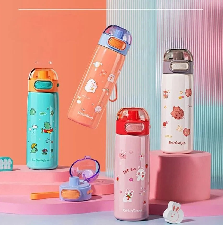 KAWAII HOT & COLD LOCKING STEEL BOTTLE