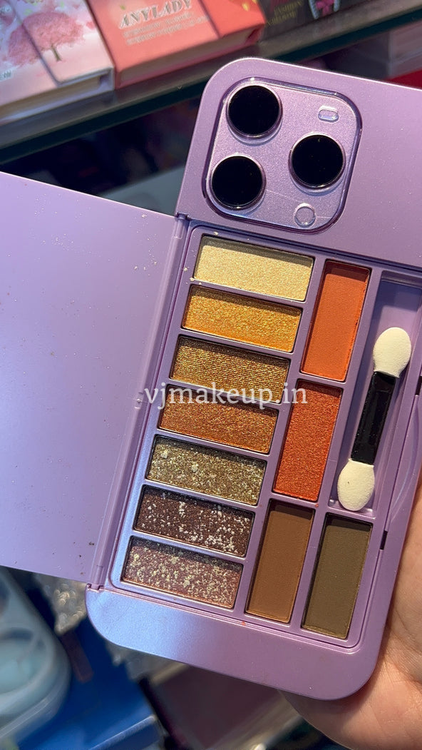 “Instagrammable iPhone eyeshadow case – cute quirky makeup accessory”