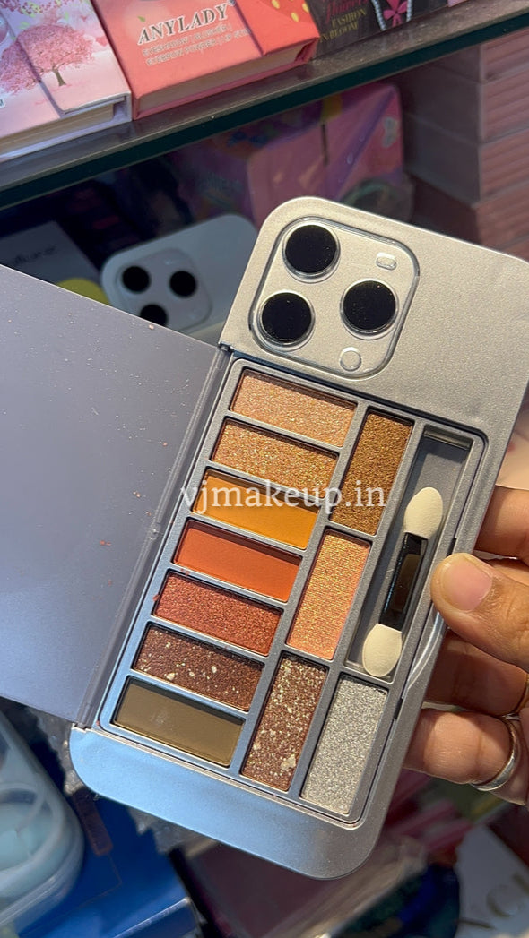 “Compact iPhone eyeshadow palette for college girls and party looks”
