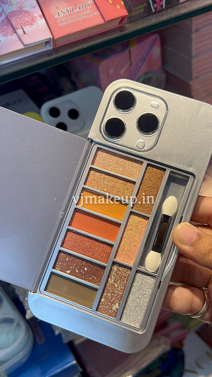“Compact iPhone eyeshadow palette for college girls and party looks”