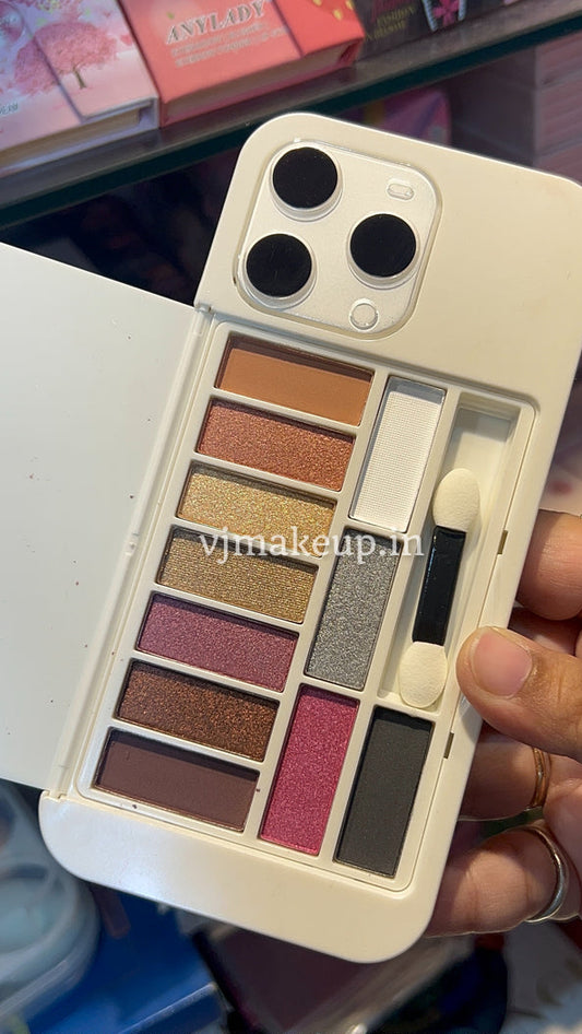 “Cute iPhone-shaped makeup palette – viral quirky eyeshadow case”