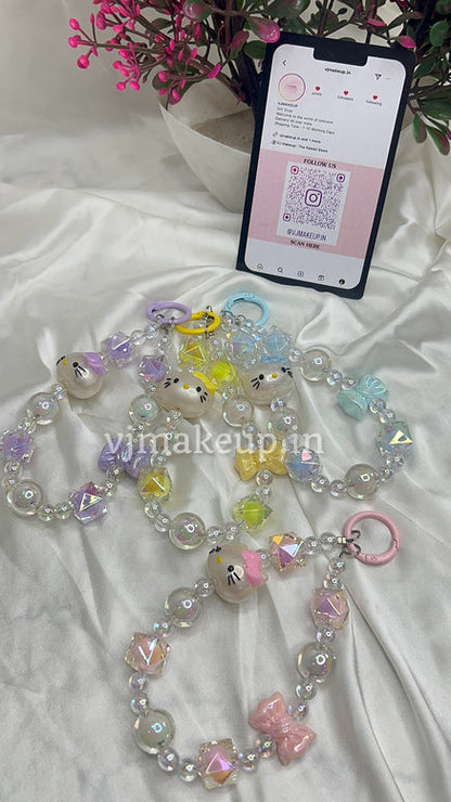 HELLO KITTY CRYSTAL PHONE | BAG CHARMS | KEYCHAIN