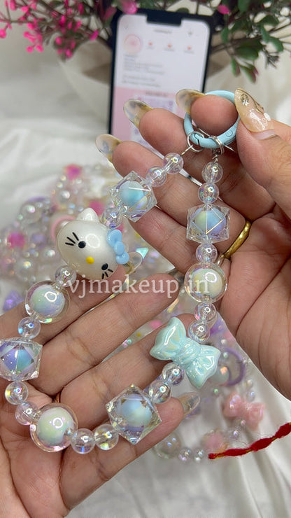 HELLO KITTY CRYSTAL PHONE | BAG CHARMS | KEYCHAIN