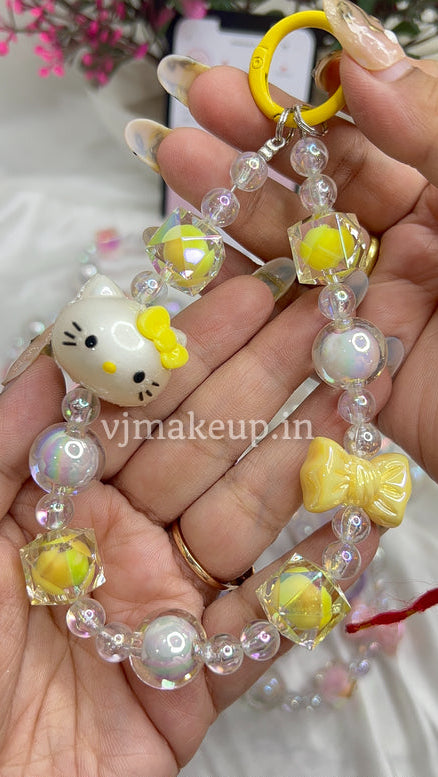 HELLO KITTY CRYSTAL PHONE | BAG CHARMS | KEYCHAIN