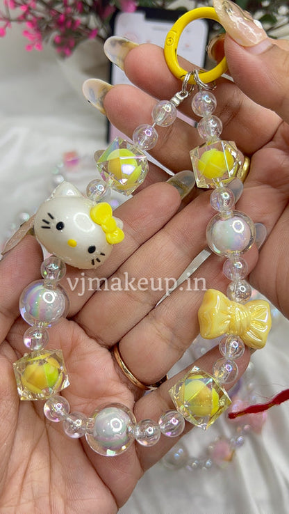 HELLO KITTY CRYSTAL PHONE | BAG CHARMS | KEYCHAIN