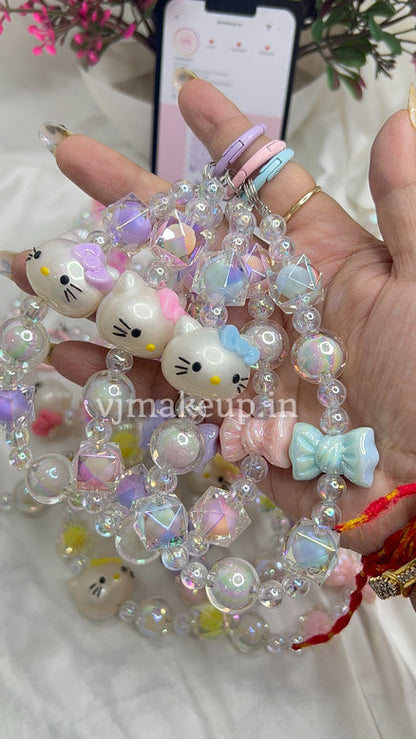 HELLO KITTY CRYSTAL PHONE | BAG CHARMS | KEYCHAIN