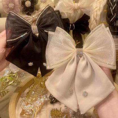 PRINCESS BOW HAIR PINS