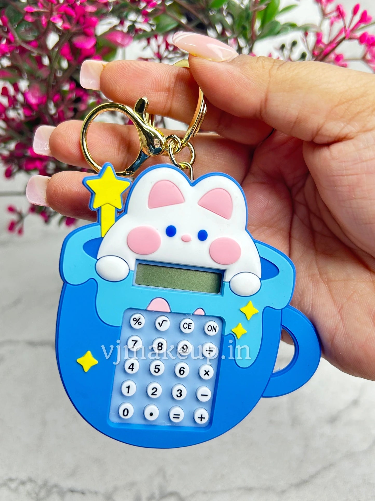 BUNNY CALCULATOR KEYCHAIN