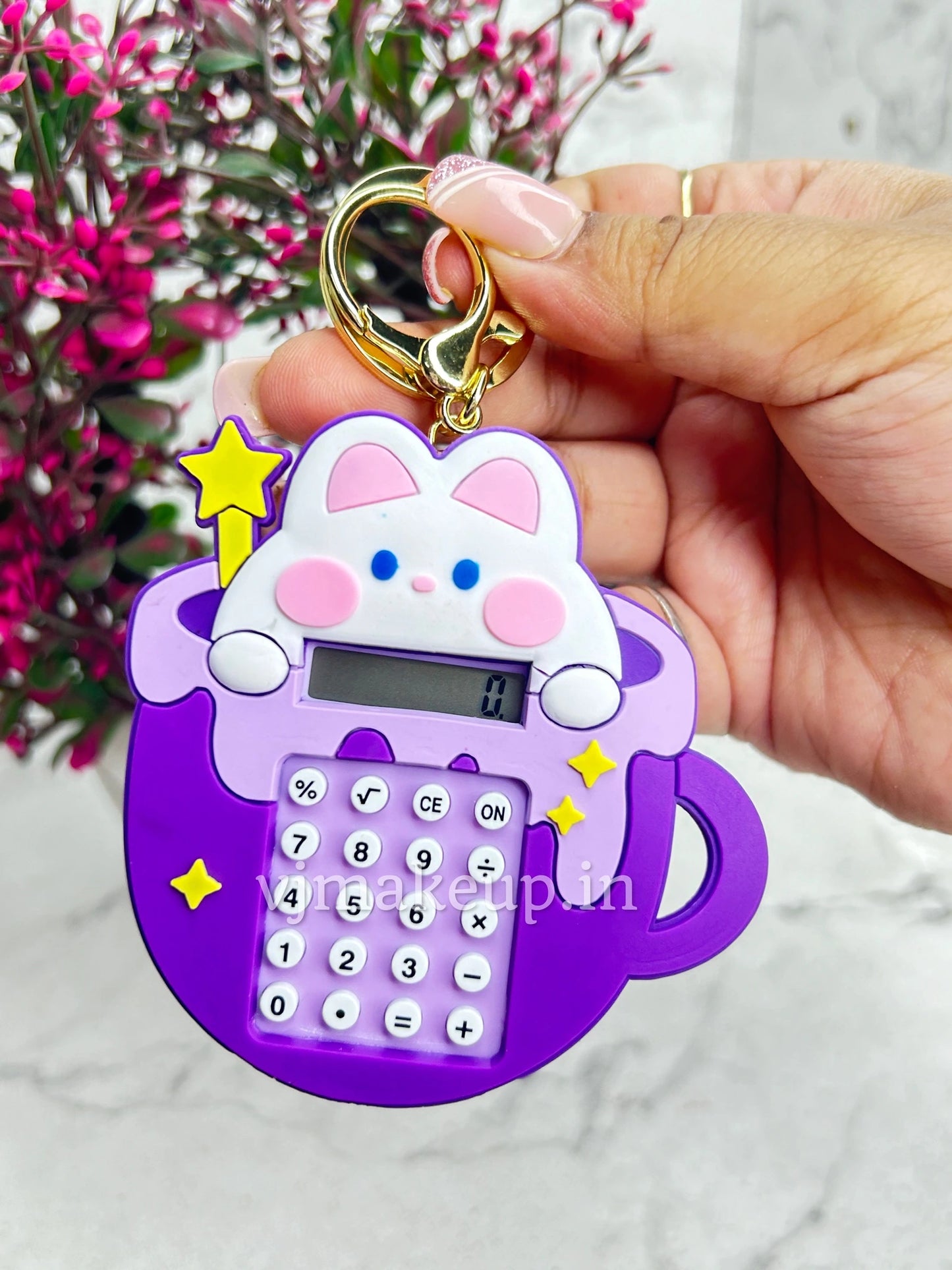 BUNNY CALCULATOR KEYCHAIN