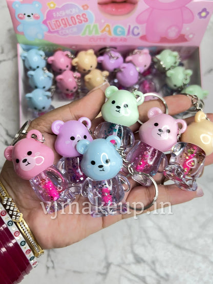 TEDDY KEYCHAIN LIPGLOSS