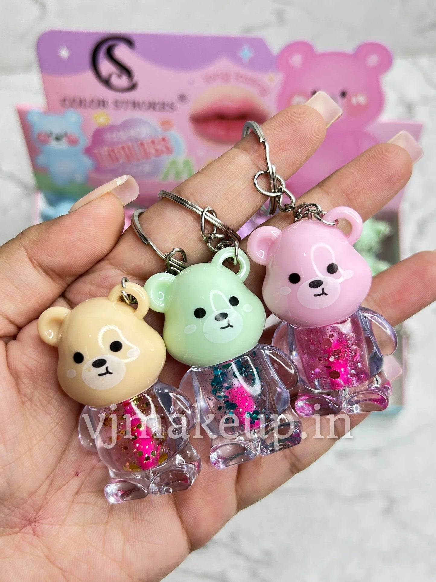 TEDDY KEYCHAIN LIPGLOSS