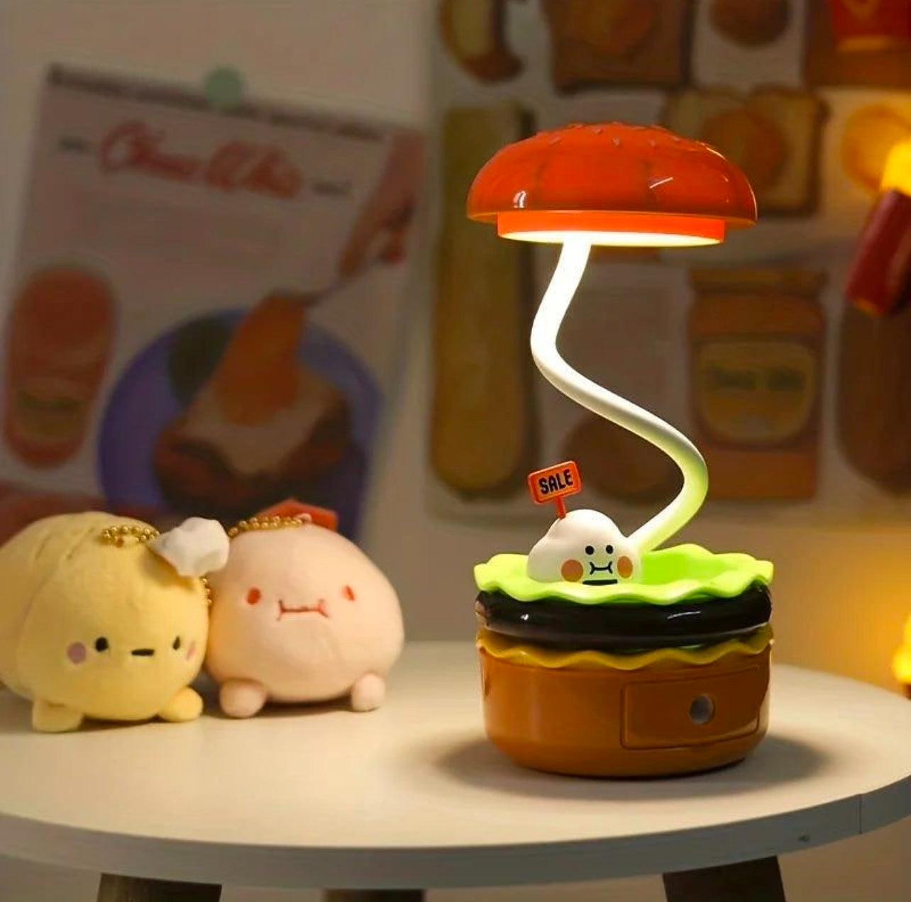 BURGER LAMP + SHARPENER