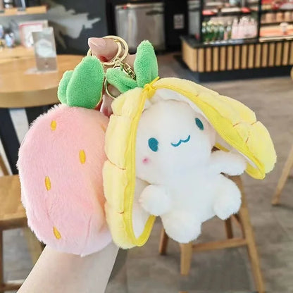 FRUIT TEDDY KEYCHAIN