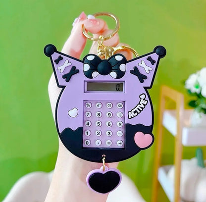 KUROMI CALCULATOR KEYCHAIN