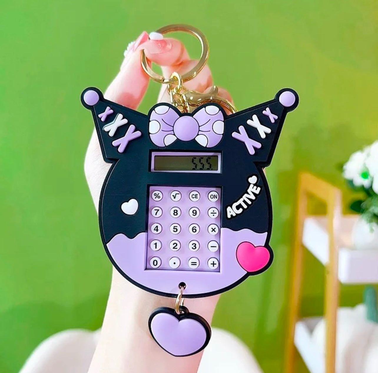 KUROMI CALCULATOR KEYCHAIN