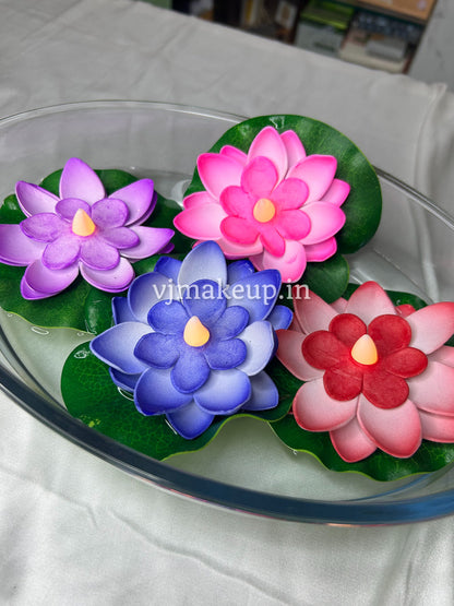 🪷SMOKELESS LOTUS DIYA 🪷| WATER SENSOR DIYAS🪔 |  Six piece Set