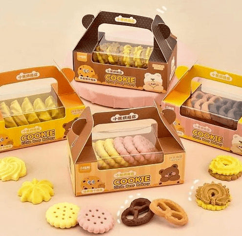 CUTE COOKIE ERASER SET