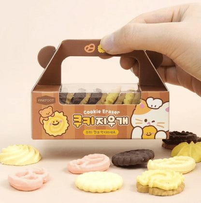 CUTE COOKIE ERASER SET