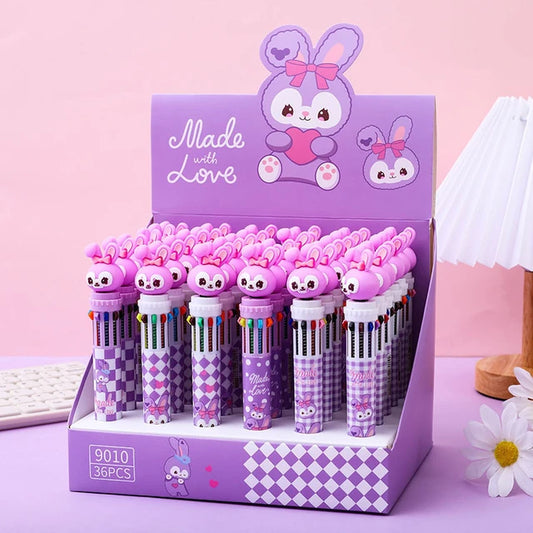 CUTE BUNNY MULTI-COLOURED PEN