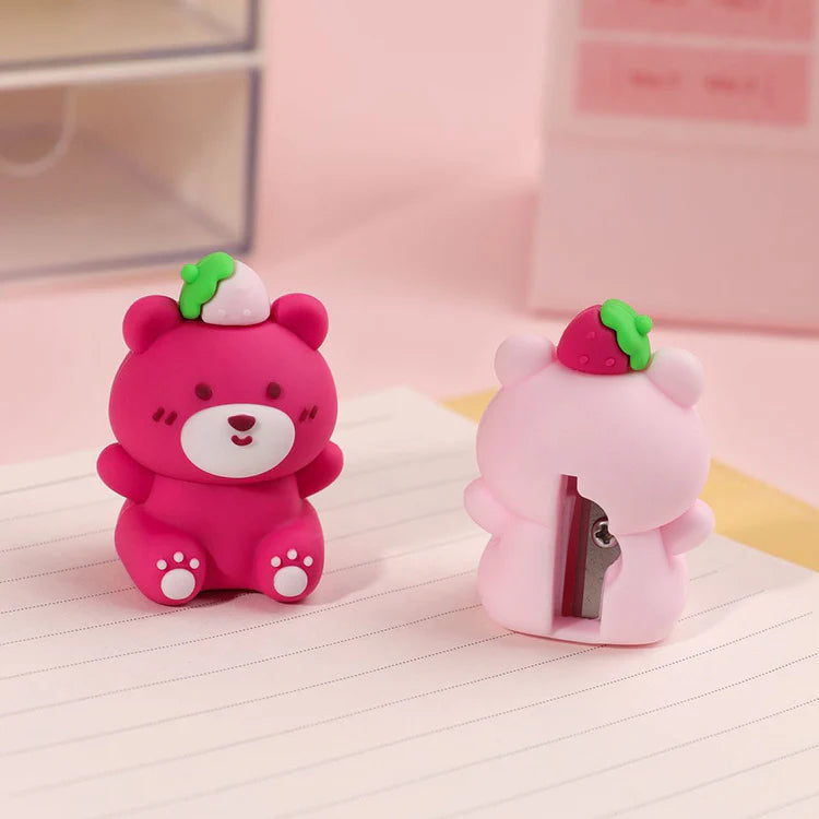 STRAWBERRY BEAR PENCIL SHARPENER