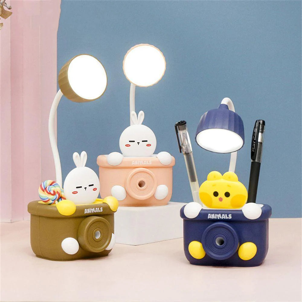 MULTIFUNCTIONAL KAWAII DESKTOP LAMP - WIGGLE RABBIT