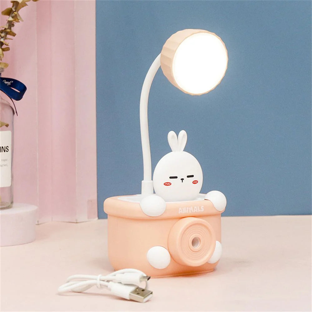 MULTIFUNCTIONAL KAWAII DESKTOP LAMP - WIGGLE RABBIT