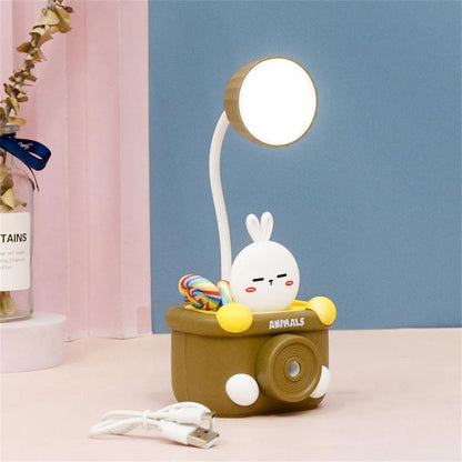 MULTIFUNCTIONAL KAWAII DESKTOP LAMP - WIGGLE RABBIT