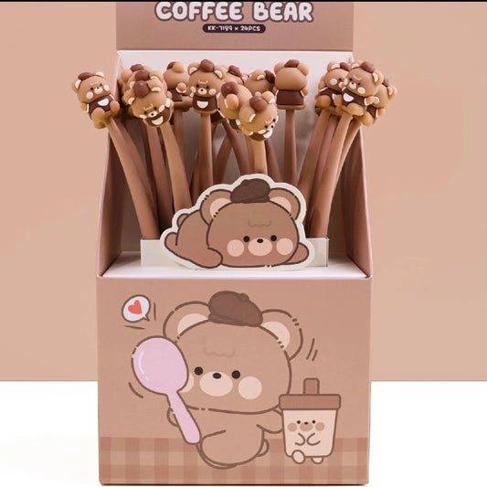 COFFEE BEAR GEL PEN