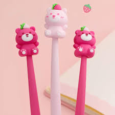 STRAWBERRY BEAR SHAKE GEL PEN