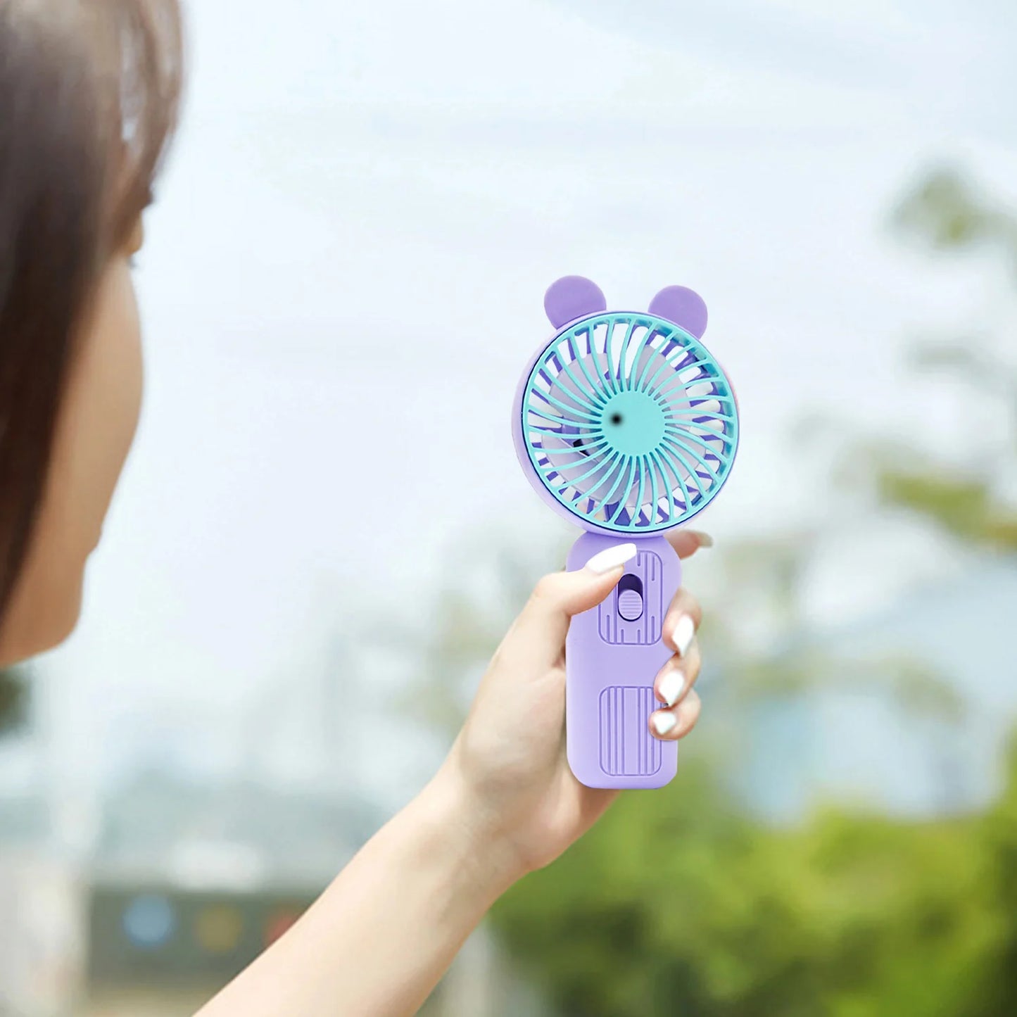 CARTOON STYLE MINI HAND FAN